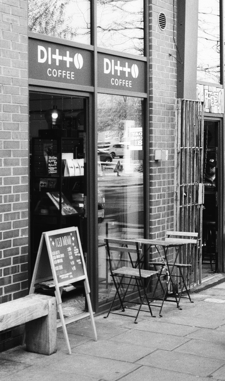 Exterior of the Ditto Coffee shop
