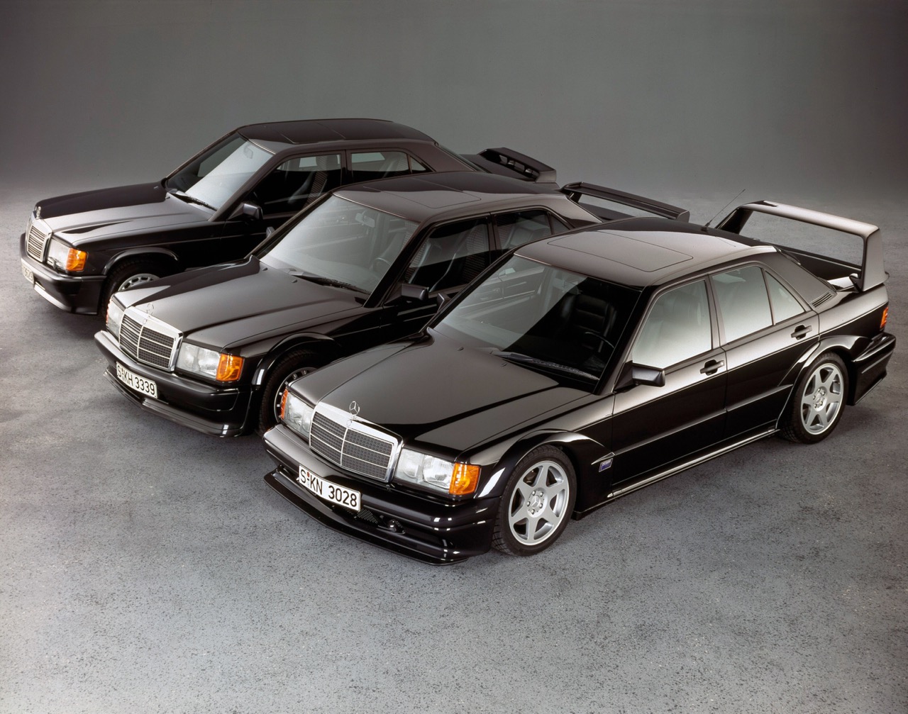 The different evolutions of the 190E